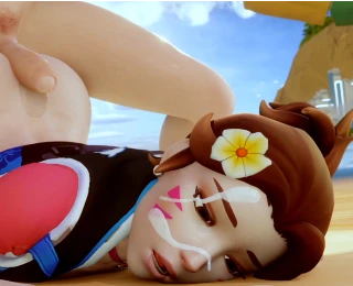 Overwatch Gioco porno — DVA Beach Sex