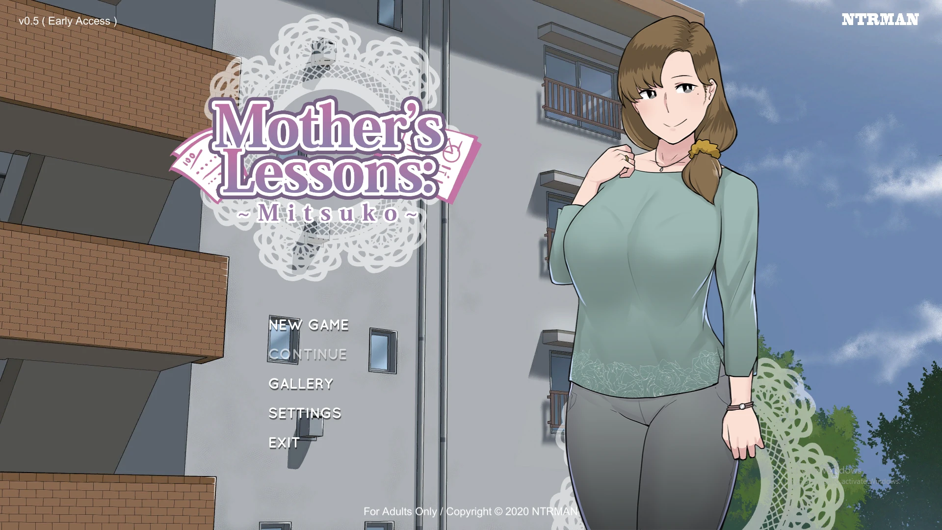 Скачать порно игру Mother’s Lesson : Mitsuko – New Version 1.0 [NTRMAN]