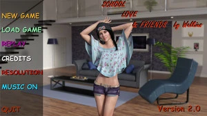 Darmowa Gra Porno - School, Love and Friends –  New Version 2.10 [Walkius]