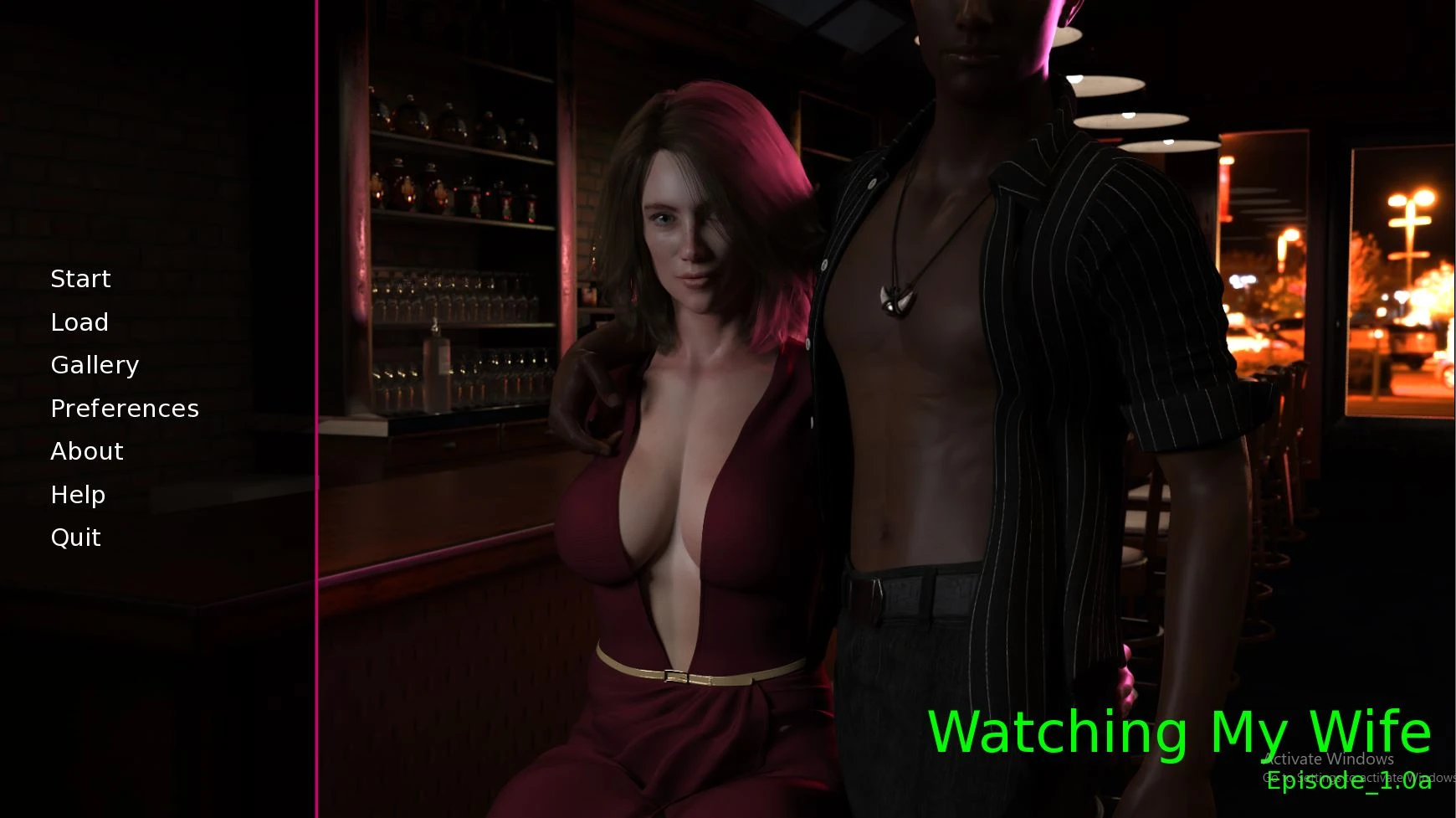 Porno oyunu indir Watching My Wife – New Version 0.6.1 [Illegible Mink]