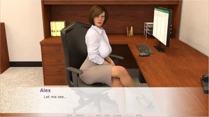 Darmowa Gra Porno - Work Overtime With My Boss – Full Mini-Game [Skirtization]